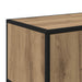 Cabinet TV 80 x 34,5 x 40 cm Stejar Artizanal Lemn prelucrat - WALTI WALTI
