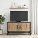 Cabinet TV 80 x 34,5 x 40 cm Stejar Artizanal Lemn prelucrat - WALTI WALTI