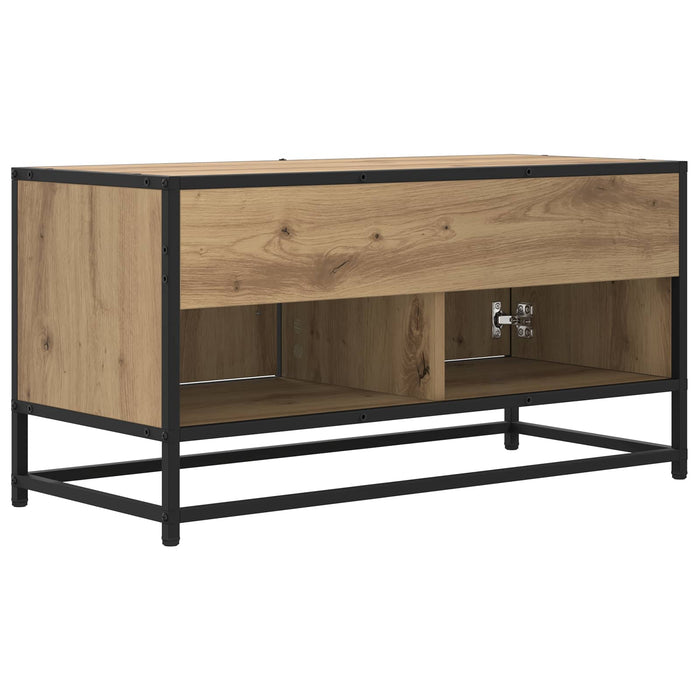 Cabinet TV 80 x 34,5 x 40 cm Stejar Artizanal Lemn prelucrat - WALTI WALTI