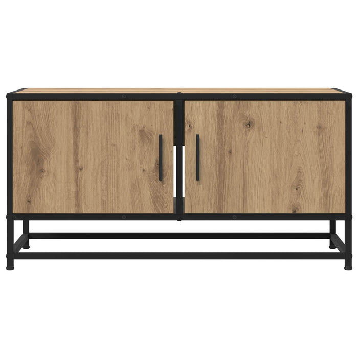 Cabinet TV 80 x 34,5 x 40 cm Stejar Artizanal Lemn prelucrat - WALTI WALTI