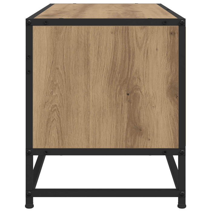 Cabinet TV 80 x 34,5 x 40 cm Stejar Artizanal Lemn prelucrat - WALTI WALTI