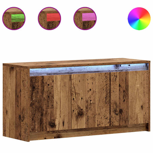 Cabinet TV 100 x 34 x 50 cm Lemn vechi Lemn prelucrat - WALTI WALTI