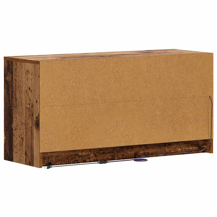 Cabinet TV 100 x 34 x 50 cm Lemn vechi Lemn prelucrat WALTI