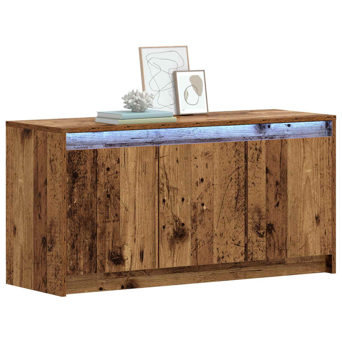 Cabinet TV 100 x 34 x 50 cm Lemn vechi Lemn prelucrat WALTI