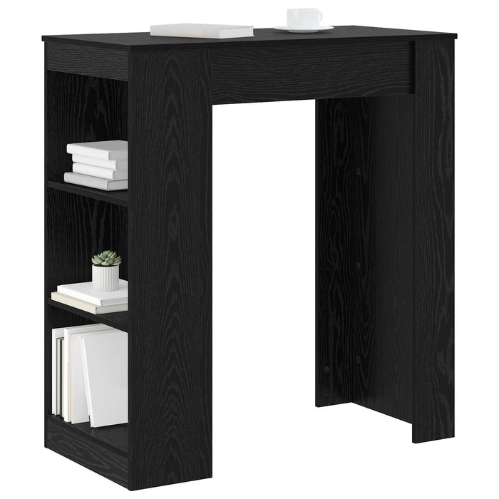 Masă de bar 95 x 47 x 103,5 cm Lemn prelucrat Stejar Negru WALTI