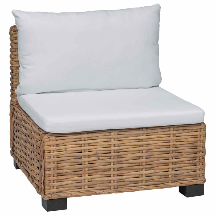 Sofa Medie cu Perne GENDT Ratan Natural natural WALTI
