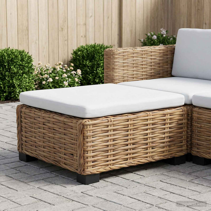 Puf cu perne GENDT Ratan Natural natural WALTI