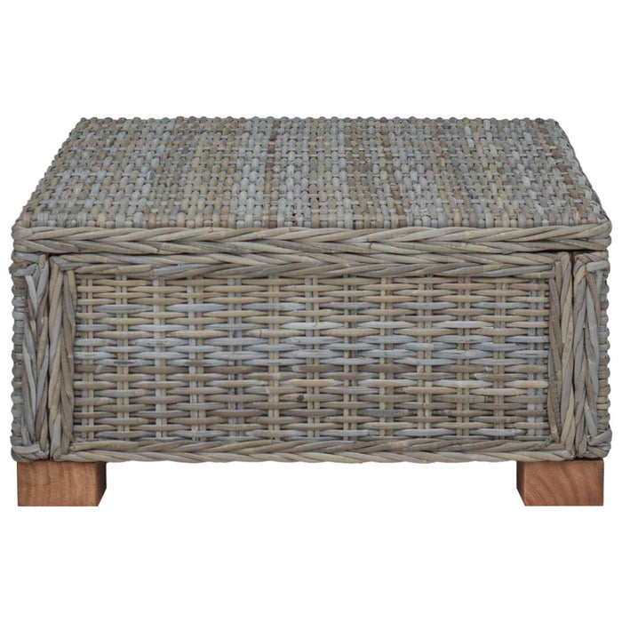 Masă de cafea GENDT Ratan Natural Gri Kubu 67 x 60 x 30 cm WALTI