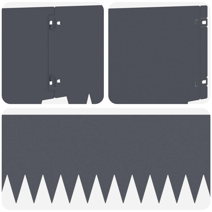 Margine pentru gazon 30 pcs metal WALTI