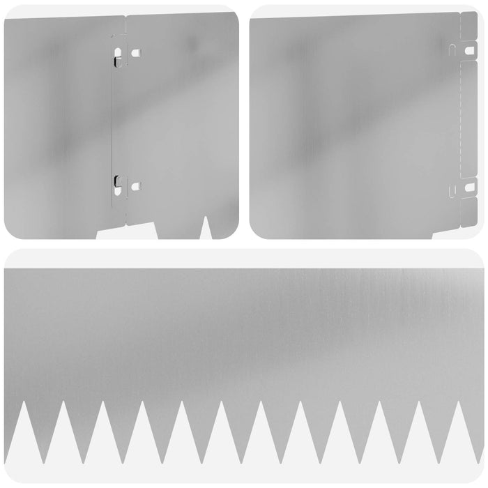Margine pentru gazon 20 pcs metal WALTI