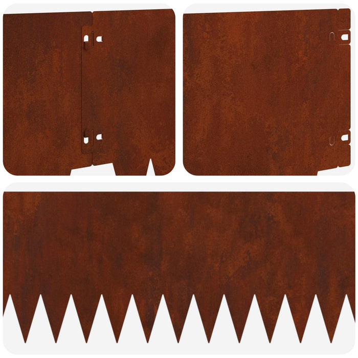 Margine pentru gazon 10 pcs metal WALTI