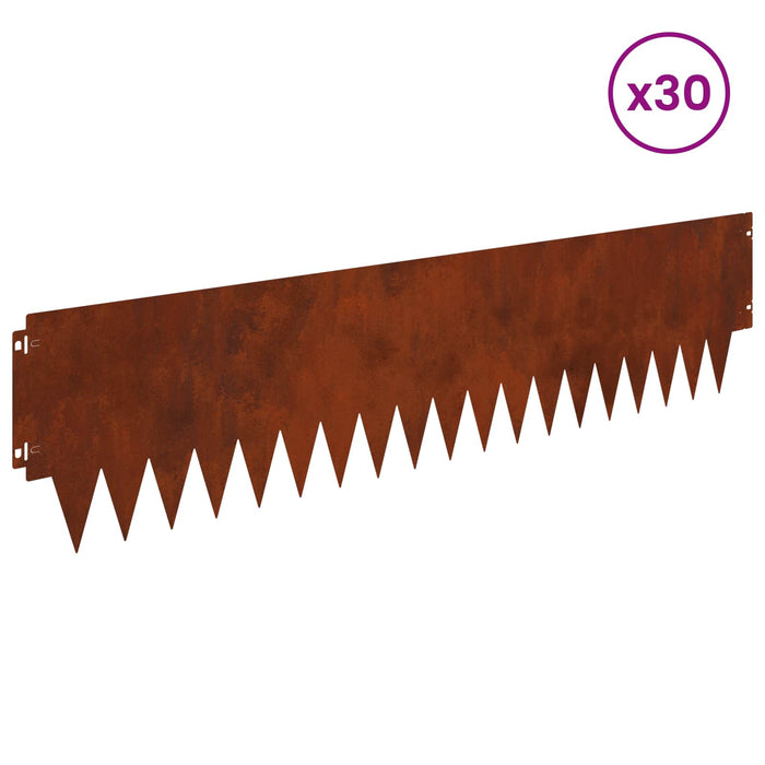 Margine pentru gazon 30 pcs metal WALTI
