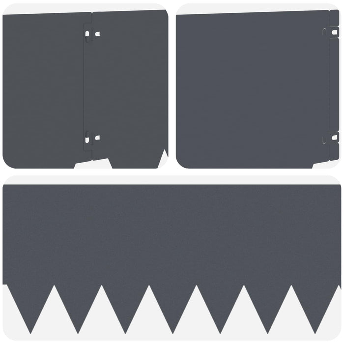 Margine pentru gazon 10 pcs metal WALTI