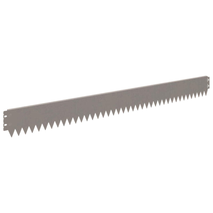 Margine pentru gazon 30 pcs 103 x 10 cm Oțel Ruginit WALTI