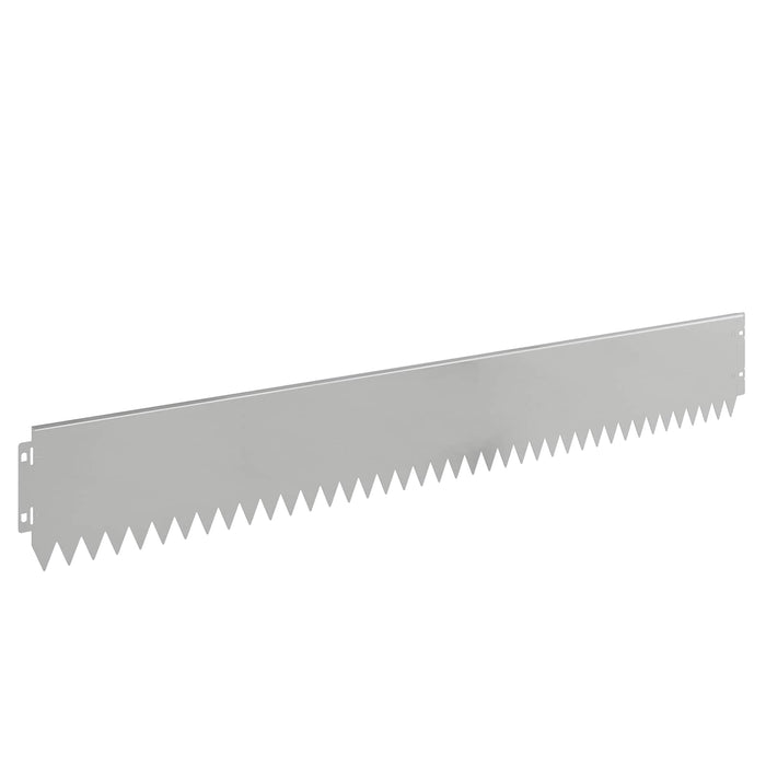 Margine pentru gazon 30 pcs 103 x 15 cm Oțel Argintiu WALTI