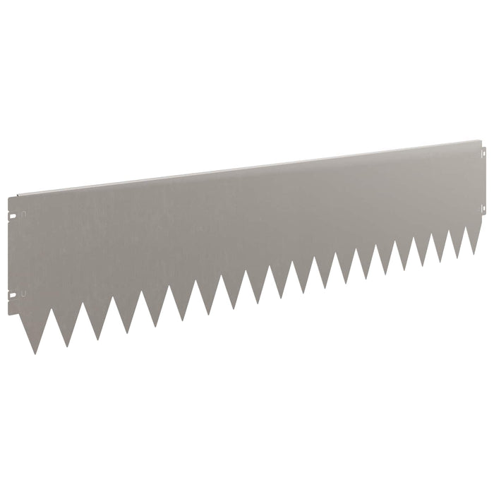 Margine pentru gazon 20 pcs 103 x 25 cm Oțel Ruginit WALTI