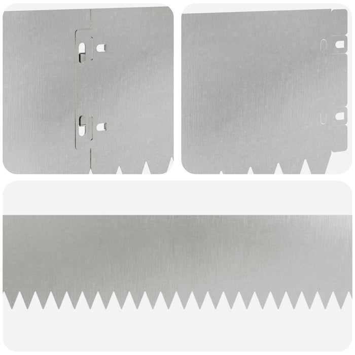 Margine pentru gazon 30 pcs 103 x 15 cm Oțel Argintiu WALTI