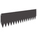 Margine pentru gazon 20 pcs 103 x 30 cm Oțel Negru - WALTI WALTI