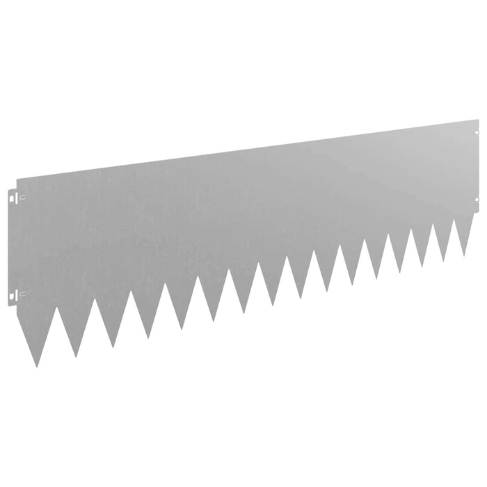 Margine pentru gazon 20 pcs 103 x 30 cm Oțel Ruginit WALTI
