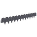 Margine pentru gazon 10 pcs 103 x 15 cm Oțel Antracit - WALTI WALTI