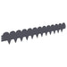 Margine pentru gazon 10 pcs 103 x 15 cm Oțel Antracit - WALTI WALTI