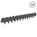 Margine pentru gazon 10 pcs 103 x 15 cm Oțel Antracit - WALTI WALTI