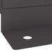 Margine pentru gazon 50 pcs 102 x 4 x 4 cm Oțel Negru - WALTI WALTI
