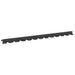 Margine pentru gazon 50 pcs 102 x 4 x 4 cm Oțel Negru - WALTI WALTI