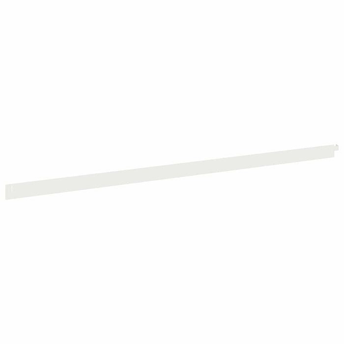 Margine pentru gazon 30 pcs 102 x 4 x 4 cm Oțel Alb WALTI