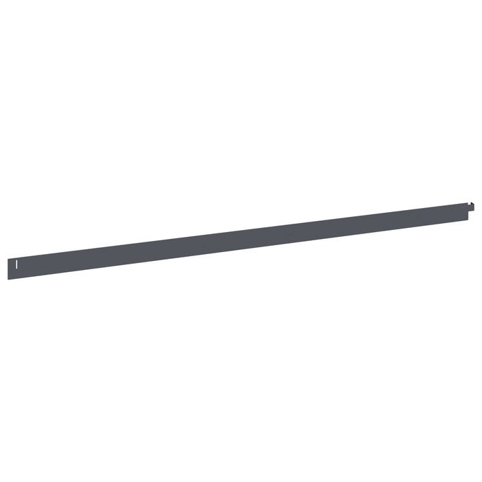 Margine pentru gazon 30 pcs 102 x 4 x 4 cm Oțel Antracit WALTI
