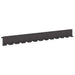 Margine pentru gazon 20 buc. 102 x 10 x 4 cm Oțel Negru - WALTI WALTI
