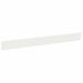 Margine pentru gazon 20 pcs 102 x 10 x 4 cm Oțel Alb - WALTI WALTI