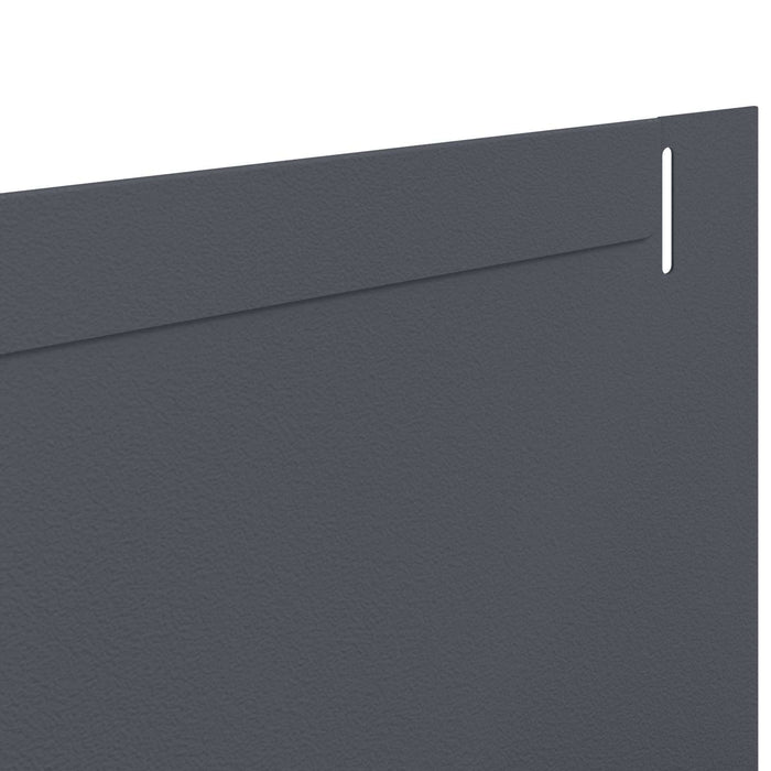Margine pentru gazon 10 buc. 102 x 10 x 4 cm Oțel Antracit - WALTI WALTI