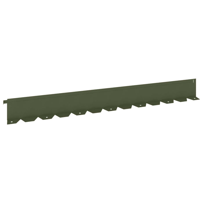 Margine pentru gazon 20 buc. 102 x 10 x 4 cm Oțel WALTI