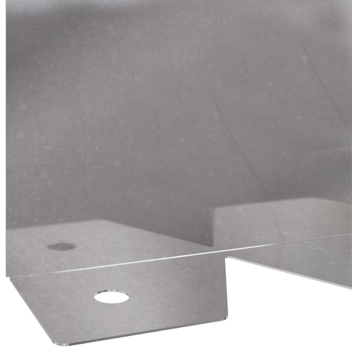Margine pentru gazon 10 pcs 102 x 10 x 4 cm Oțel Argintiu WALTI