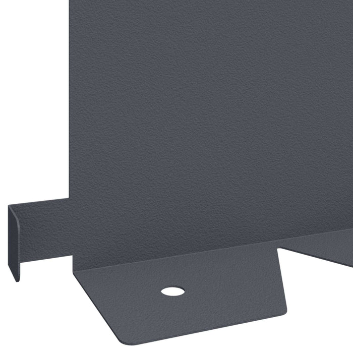 Margine pentru gazon 30 pcs 102 x 15 x 4 cm Oțel Antracit WALTI