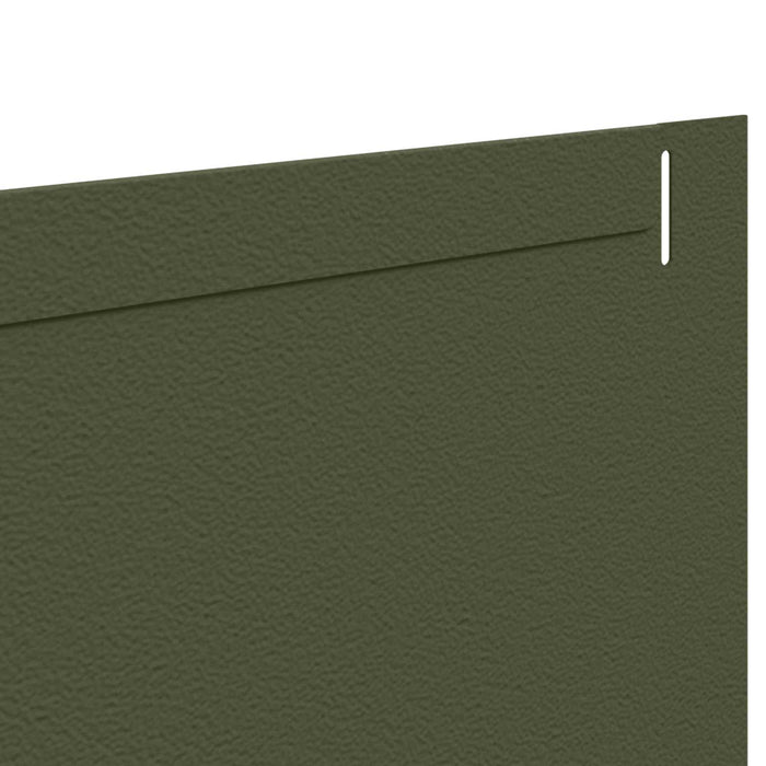 Margine pentru gazon 30 pcs 102 x 15 x 4 cm Oțel Verde măsliniu WALTI