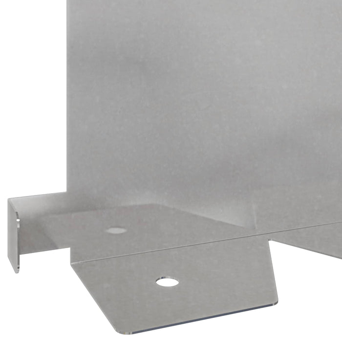 Margine pentru gazon 20 pcs 102 x 15 x 4 cm Oțel Argintiu WALTI