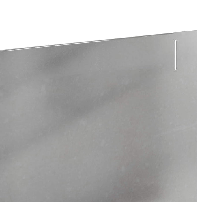 Margine pentru gazon 30 pcs 102 x 15 x 4 cm Oțel Argintiu WALTI