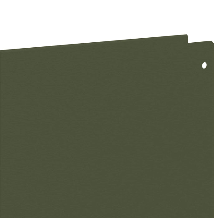 Margine pentru gazon 20 buc. 100 x 18 cm Oțel Verde măsliniu - WALTI WALTI