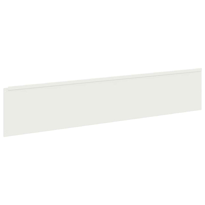 Margine pentru gazon 20 buc. 100 x 22 cm Oțel Alb - WALTI WALTI