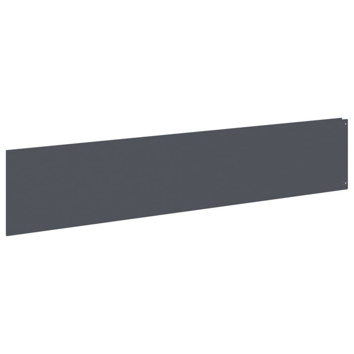Margine pentru gazon 20 buc. 100 x 22 cm Oțel Antracit - WALTI WALTI