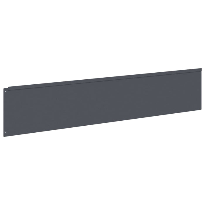 Margine pentru gazon 20 buc. 100 x 22 cm Oțel Antracit - WALTI WALTI