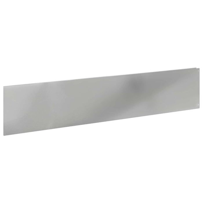 Margine pentru gazon 20 buc. 100 x 22 cm Oțel Argintiu - WALTI WALTI