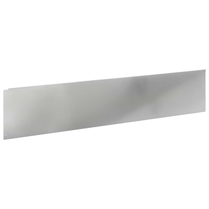 Margine pentru gazon 20 buc. 100 x 22 cm Oțel Argintiu - WALTI WALTI