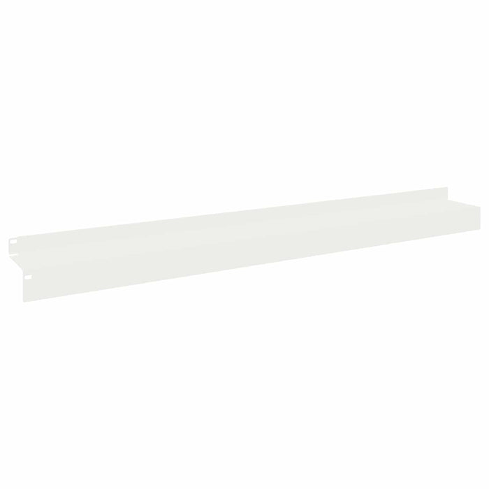 Margine pentru gazon 30 buc. 100 x 10 x 8 cm Oțel Alb - WALTI WALTI