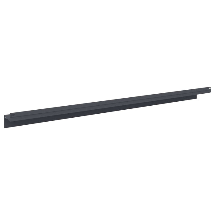 Margine pentru gazon 10 buc. 100 x 10 x 8 cm Oțel Antracit - WALTI WALTI