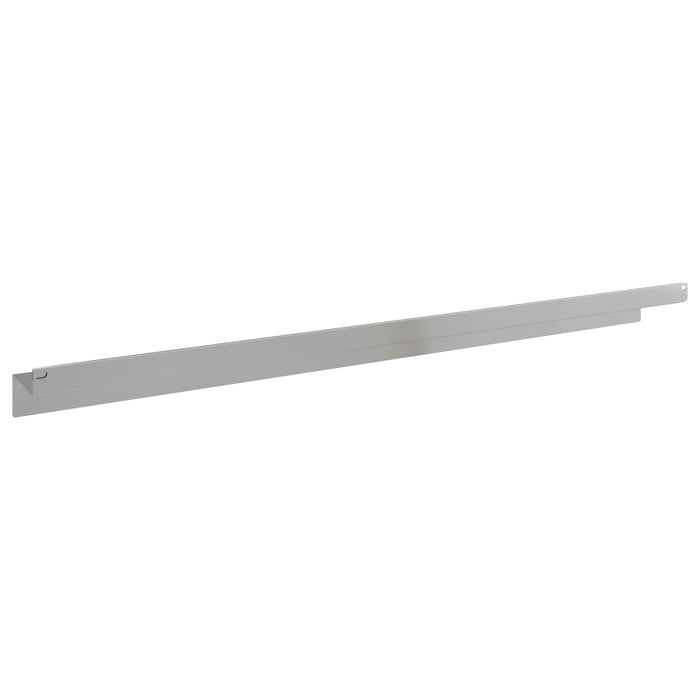 Margine pentru gazon 10 pcs 100 x 10 x 8 cm Oțel Argintiu WALTI