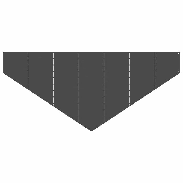 Margine pentru gazon 100 x 45 cm Oțel Negru - WALTI WALTI