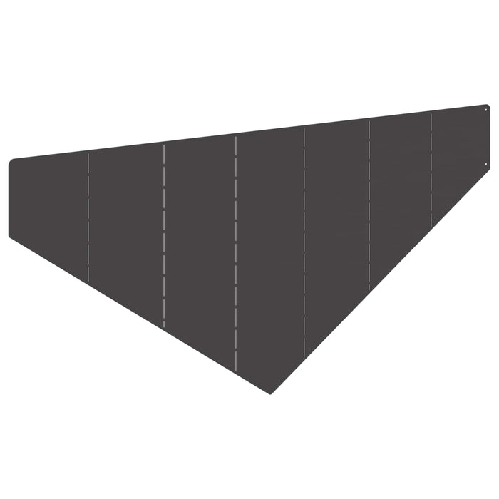 Margine pentru gazon 4 buc. 100 x 45 cm Oțel Negru - WALTI WALTI